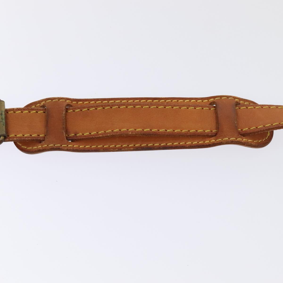 Louis Vuitton Shoulder Strap Beige Leather Bag Jewelry (Pre-Owned)