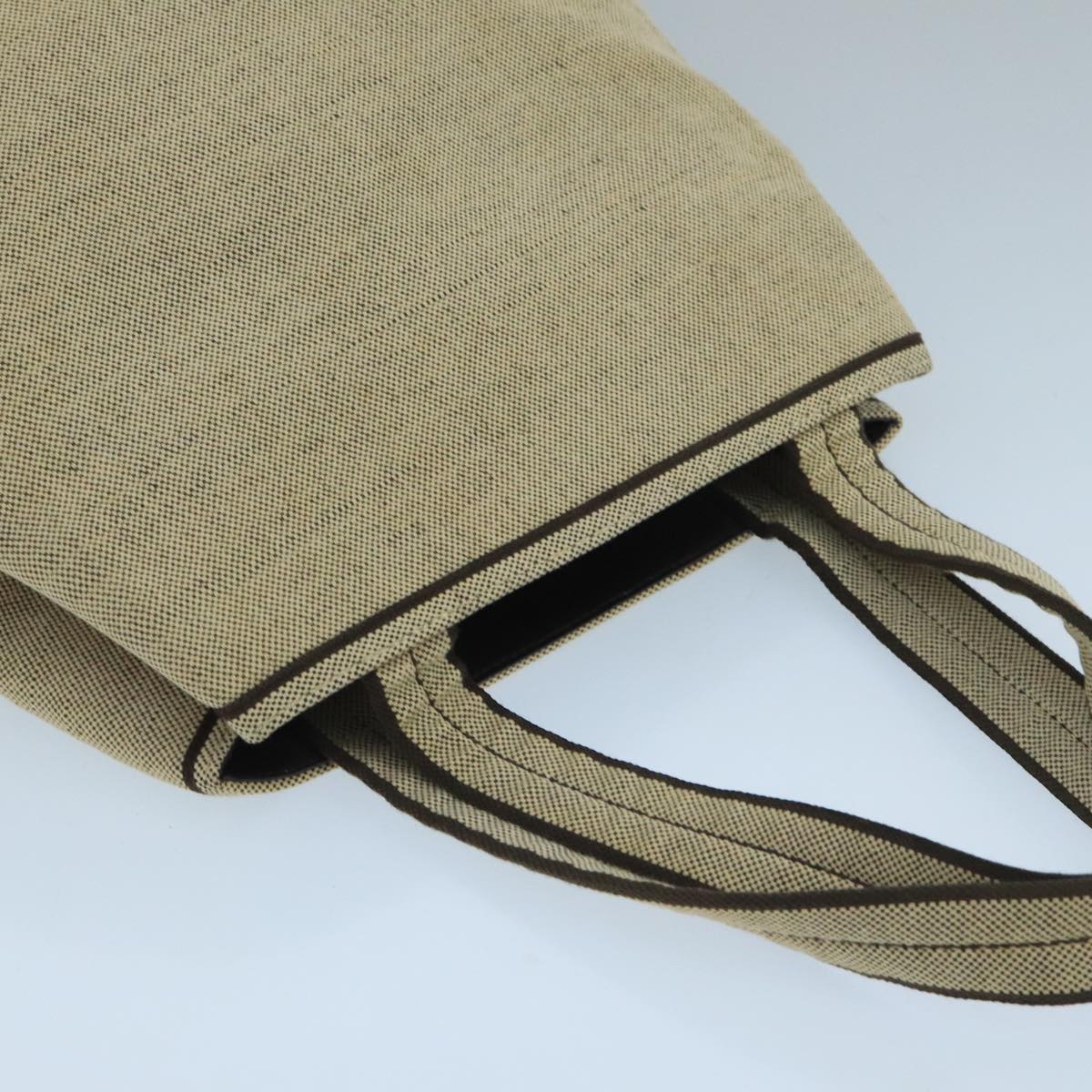 Prada Beige Canvas Tote Bag (Pre-Owned)