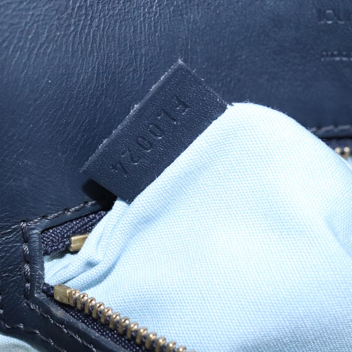 Louis Vuitton Catherine Navy Canvas Handbag (Pre-Owned)