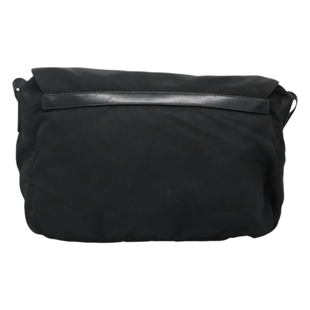 Prada Re-Nylon Black Synthetic Shoulder Bag (Pre-Owned)