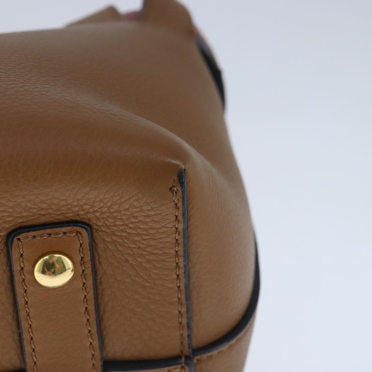 Burberry Belt Bag Brown Leather Handbag (Pre-Owned)