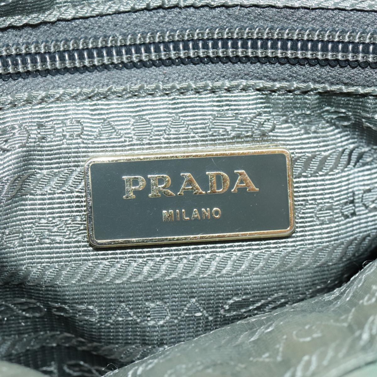 Prada Green Synthetic Handbag (Pre-Owned)
