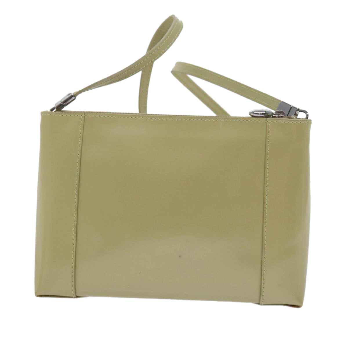 Dior Beige Patent Leather Shoulder Bag (Pre-Owned)