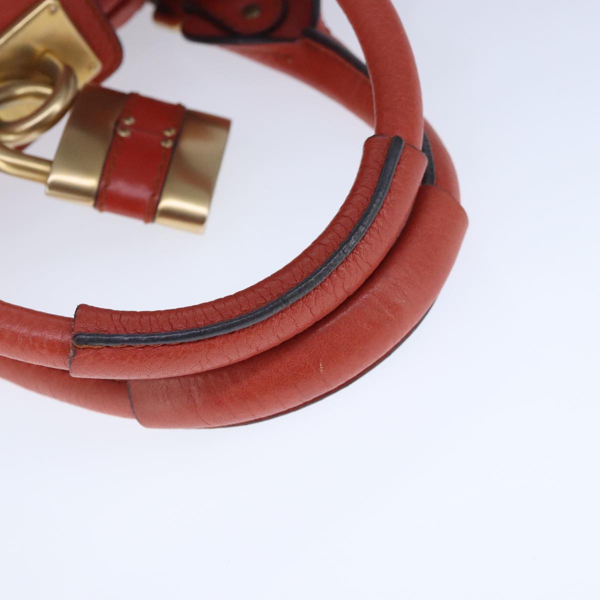 Chloé Paddington Red Leather Handbag (Pre-Owned)