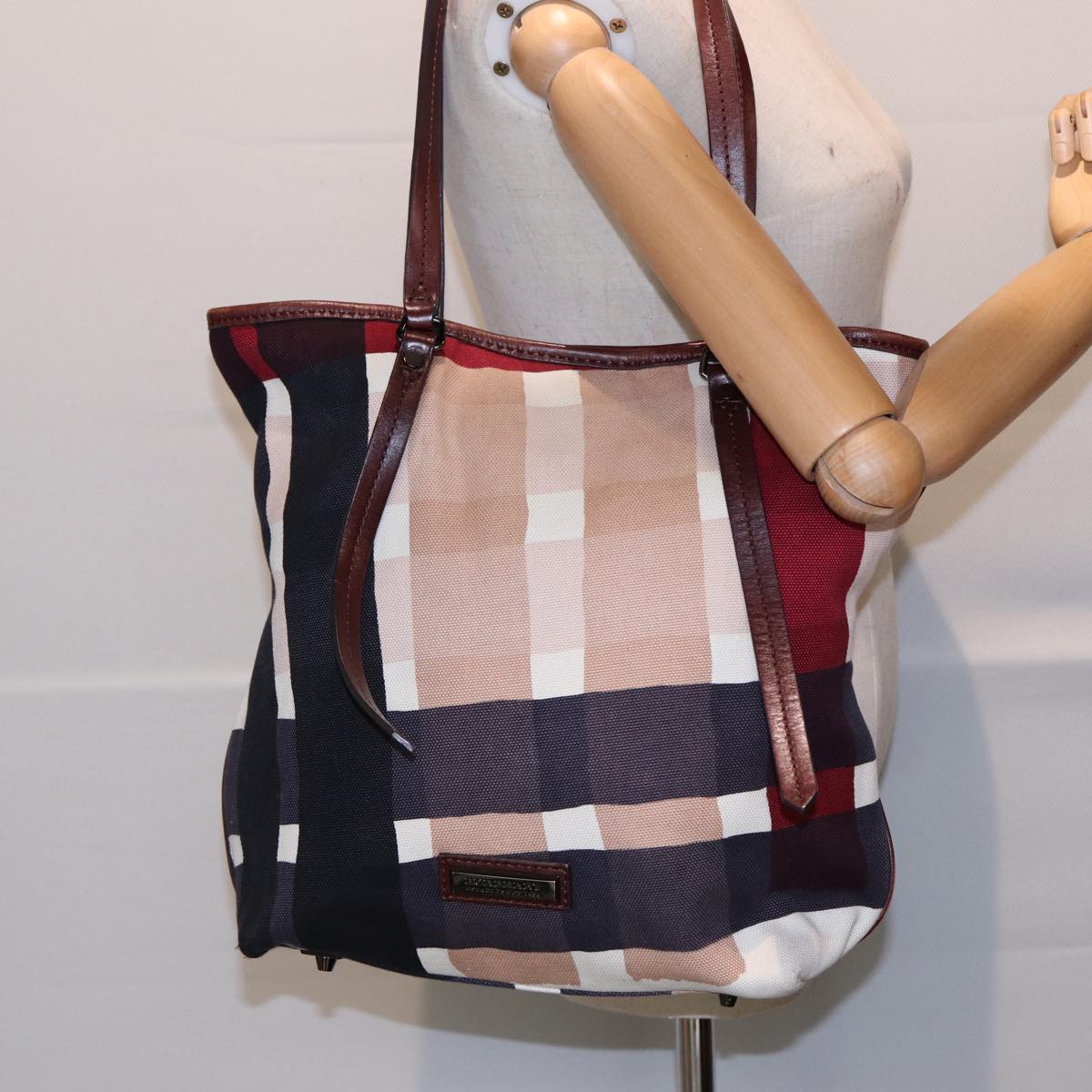 Burberry Multicolour Canvas Tote Bag (Pre-Owned)