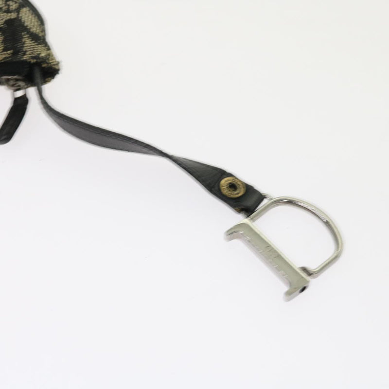 Dior Saddle Black Canvas Clutch Bag (Pre-Owned)