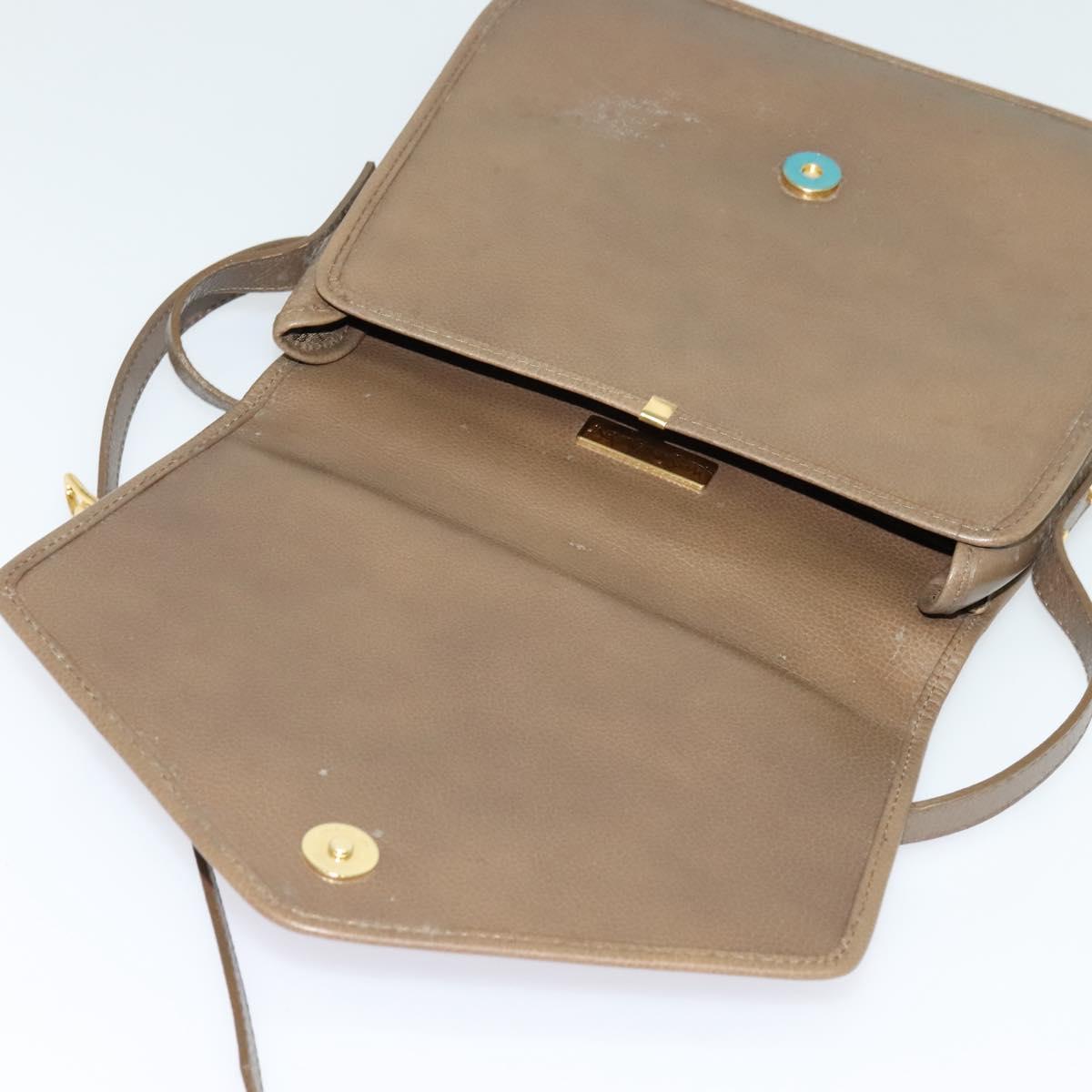 Yves Saint Laurent Brown Leather Shoulder Bag (Pre-Owned)