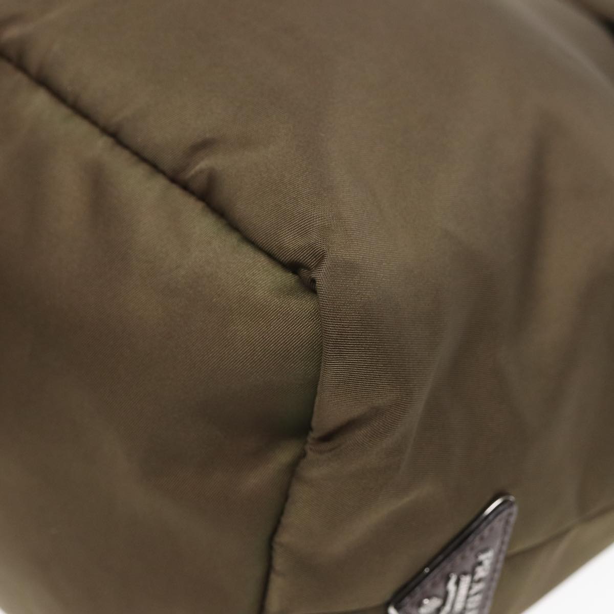 Prada Tessuto Khaki Synthetic Tote Bag (Pre-Owned)