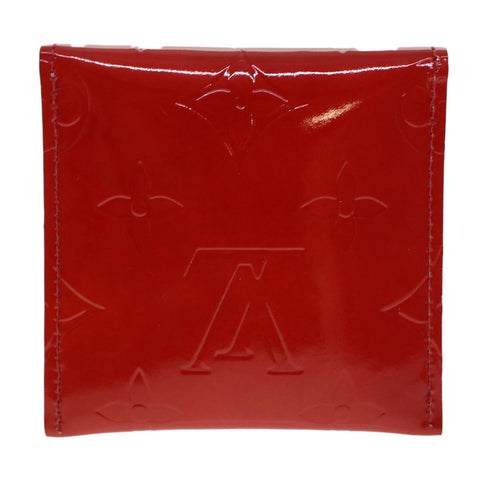 Louis Vuitton Coin Purse Red Patent Leather Wallet  (Pre-Owned)