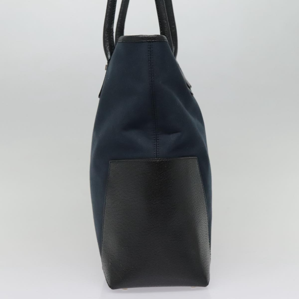 Salvatore Ferragamo Navy Canvas Tote Bag (Pre-Owned)