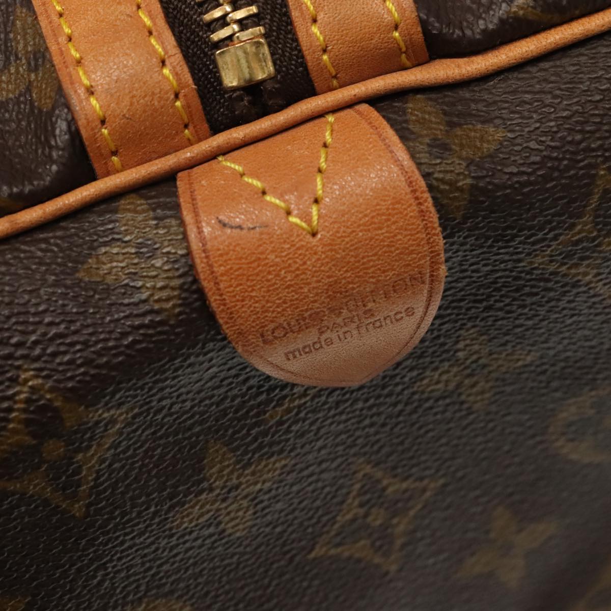 Louis Vuitton Sac Souple Brown Canvas Travel Bag (Pre-Owned)