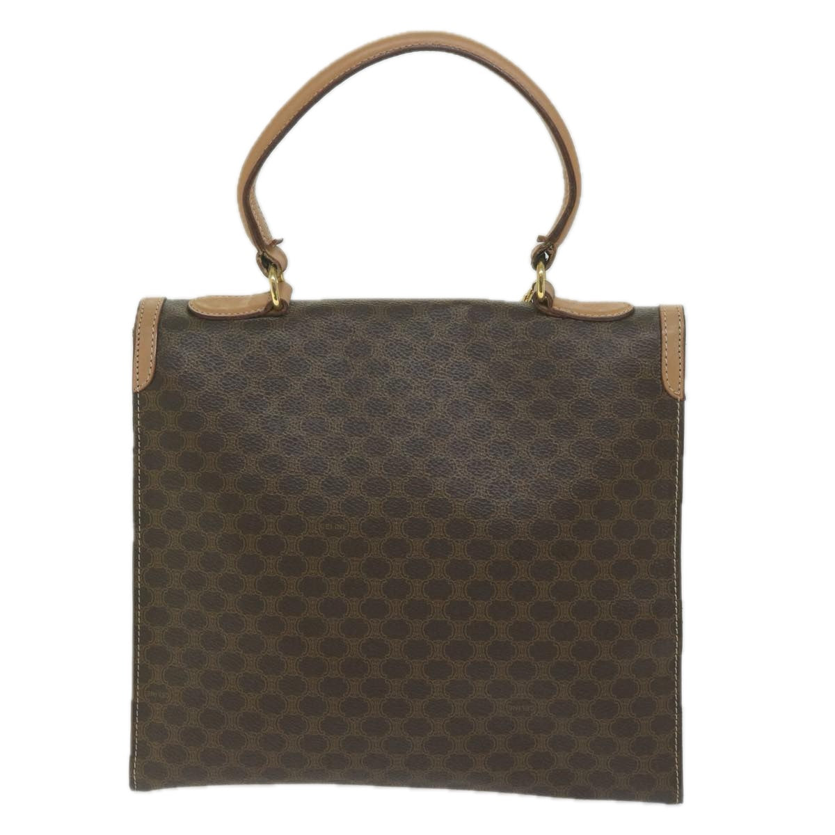 Céline Macadam Brown Canvas Handbag (Pre-Owned)