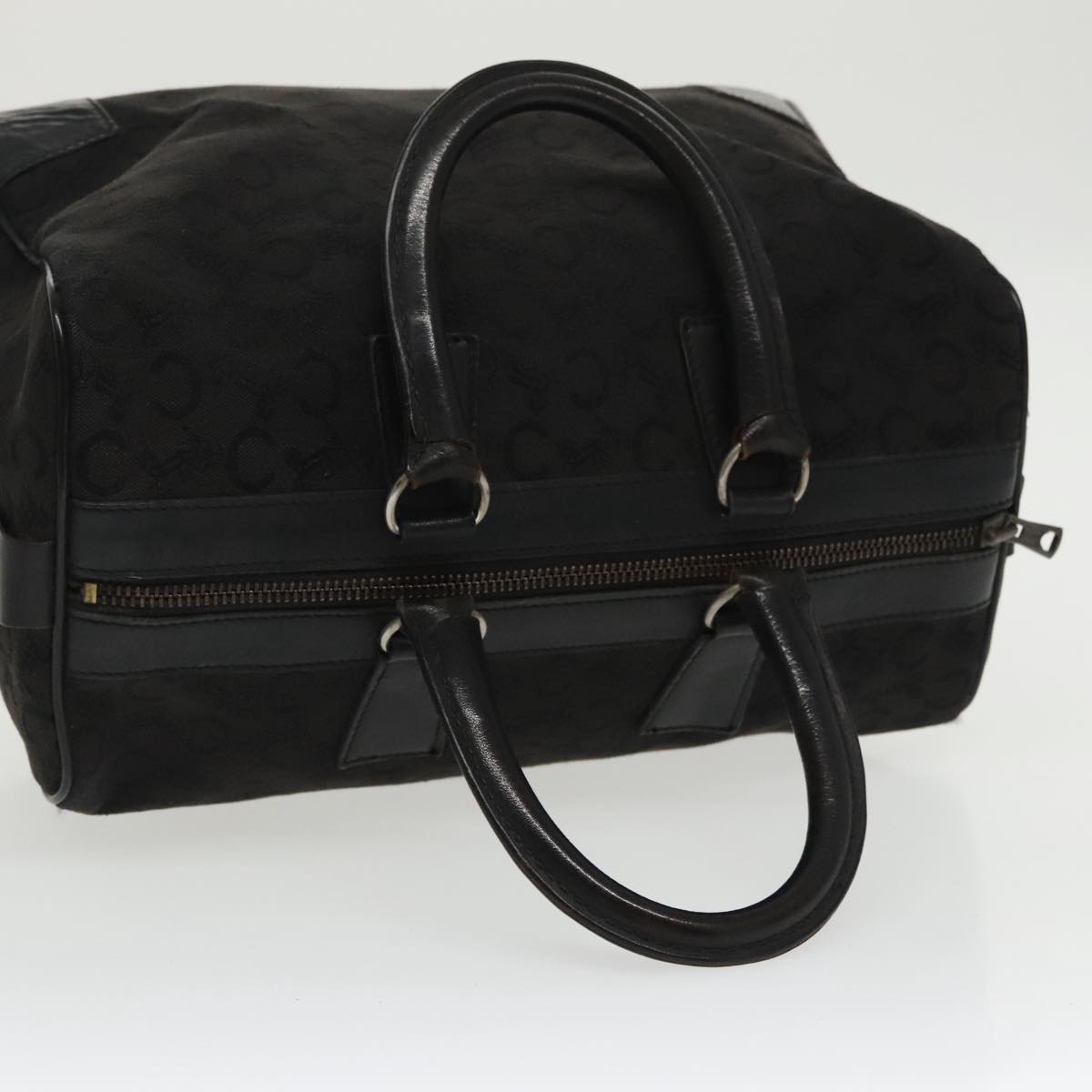 Céline C Black Canvas Travel Bag (Pre-Owned)