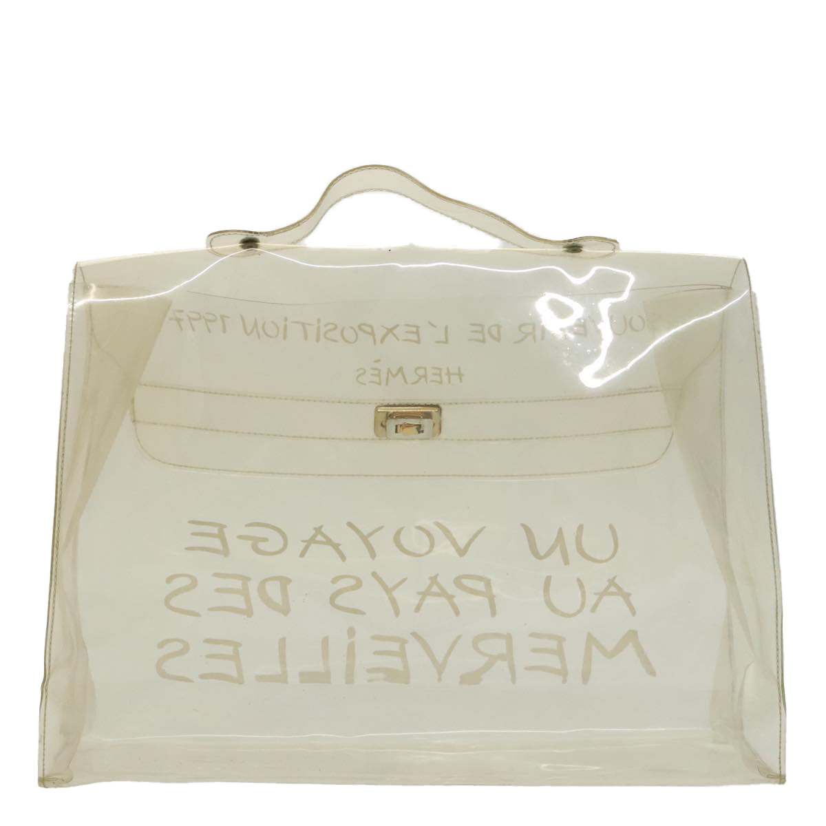 Hermès Kelly Transparent Vinyl Handbag (Pre-Owned)