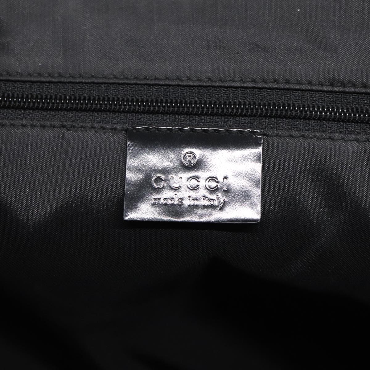 Gucci Black Canvas Shoulder Bag (Pre-Owned)