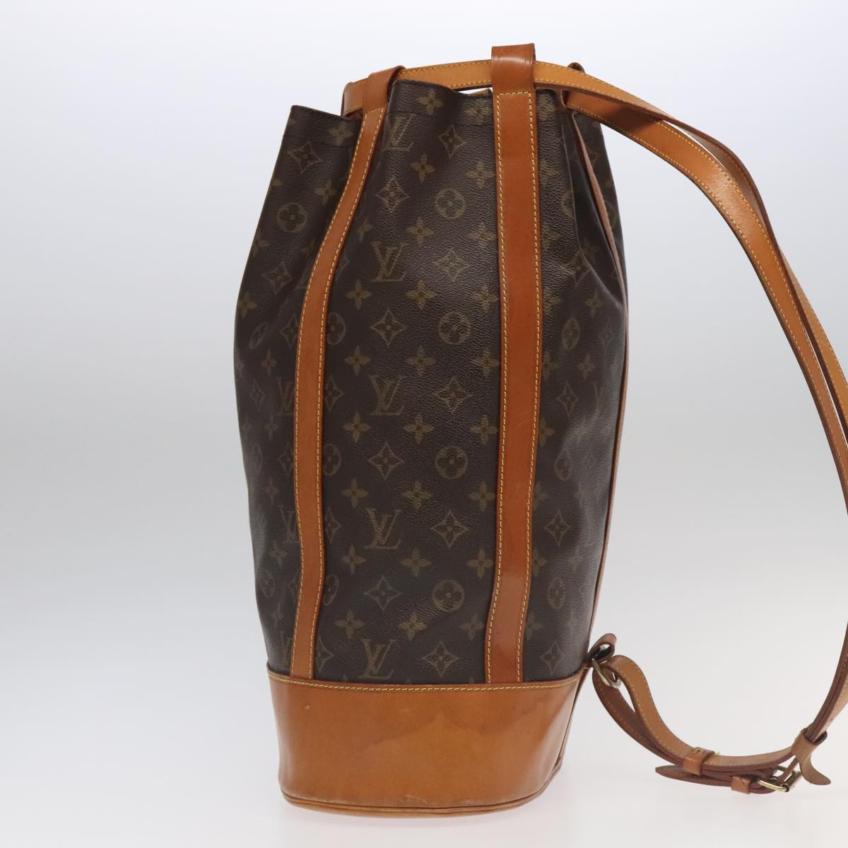 Louis Vuitton Randonnée Brown Canvas Shoulder Bag (Pre-Owned)