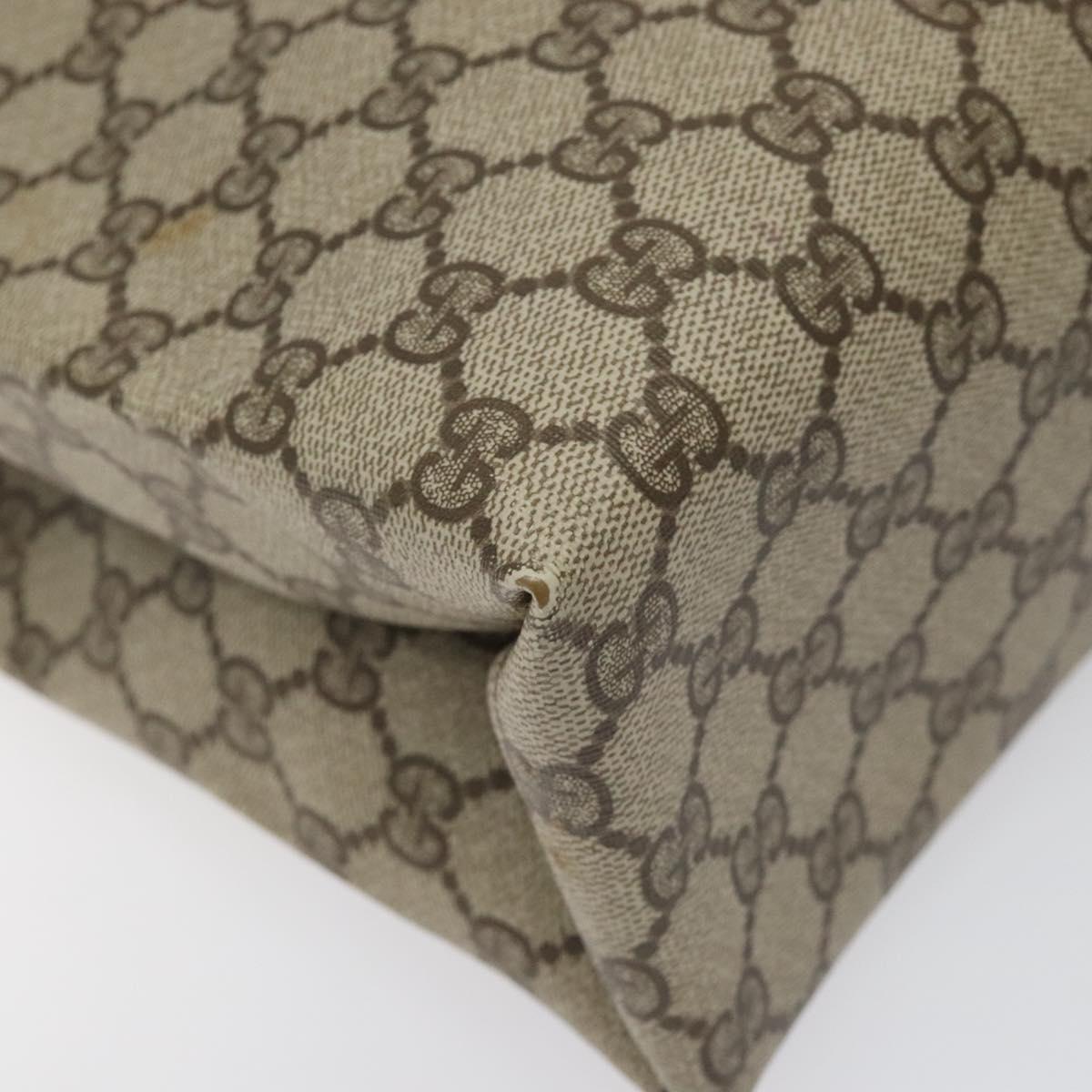Gucci Gg Canvas Beige Canvas Tote Bag (Pre-Owned)