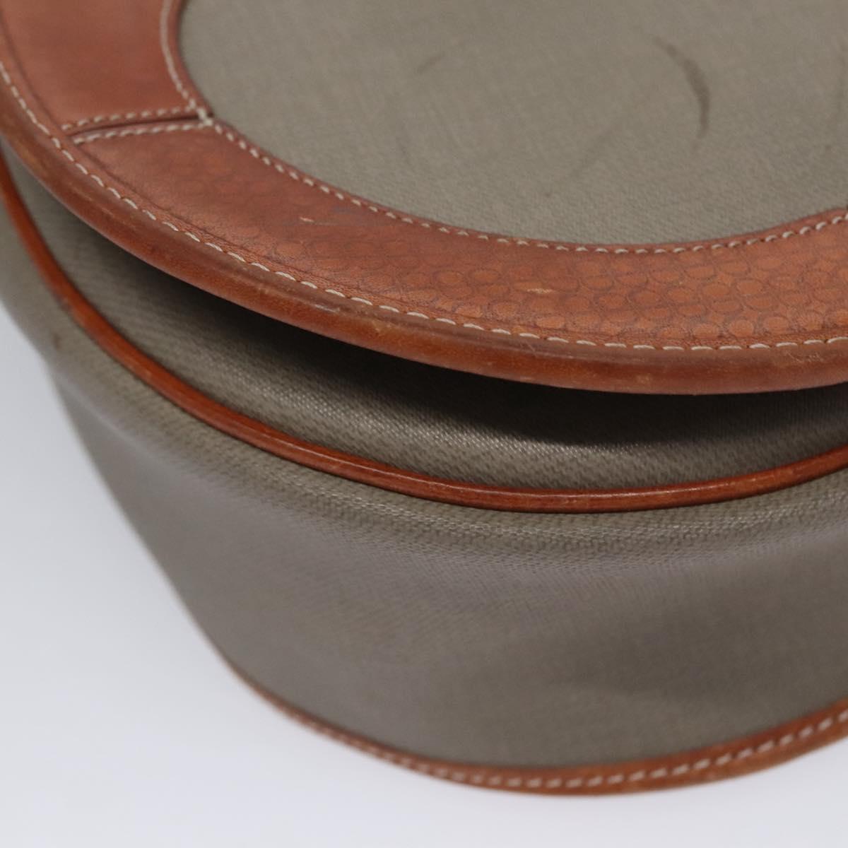 Dior Grey Canvas Shoulder Bag (Pre-Owned)