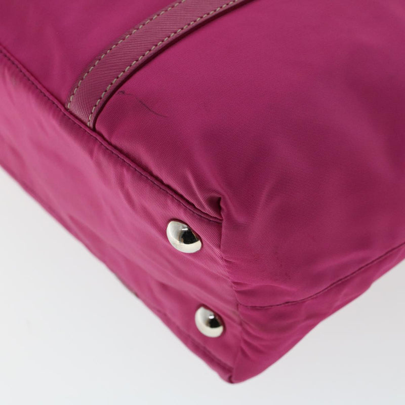 Prada Tessuto Pink Synthetic Tote Bag (Pre-Owned)