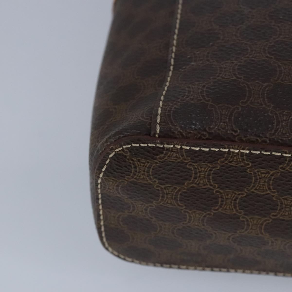 Céline Vanity Brown Canvas Handbag (Pre-Owned)