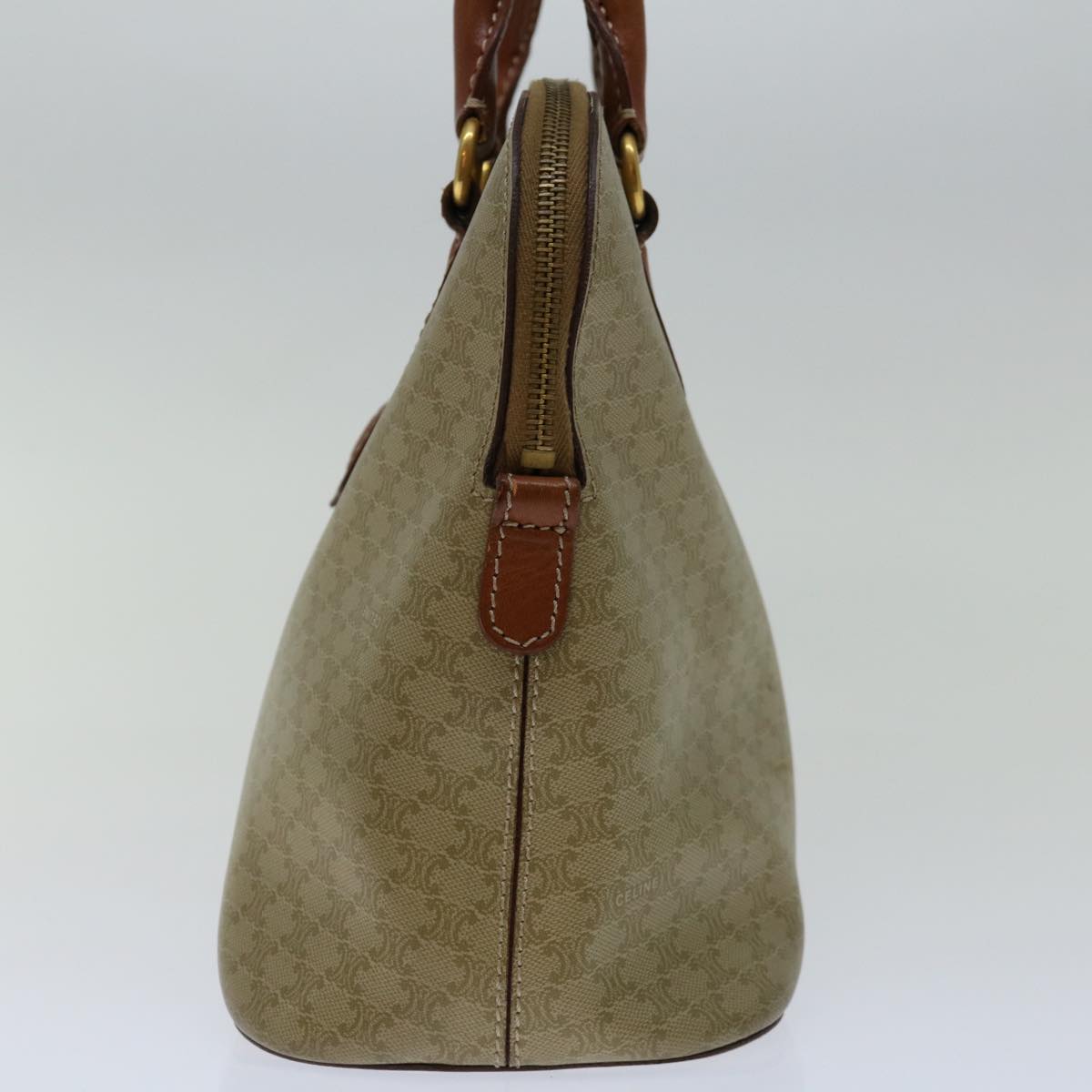 Céline Macadam Beige Canvas Handbag (Pre-Owned)