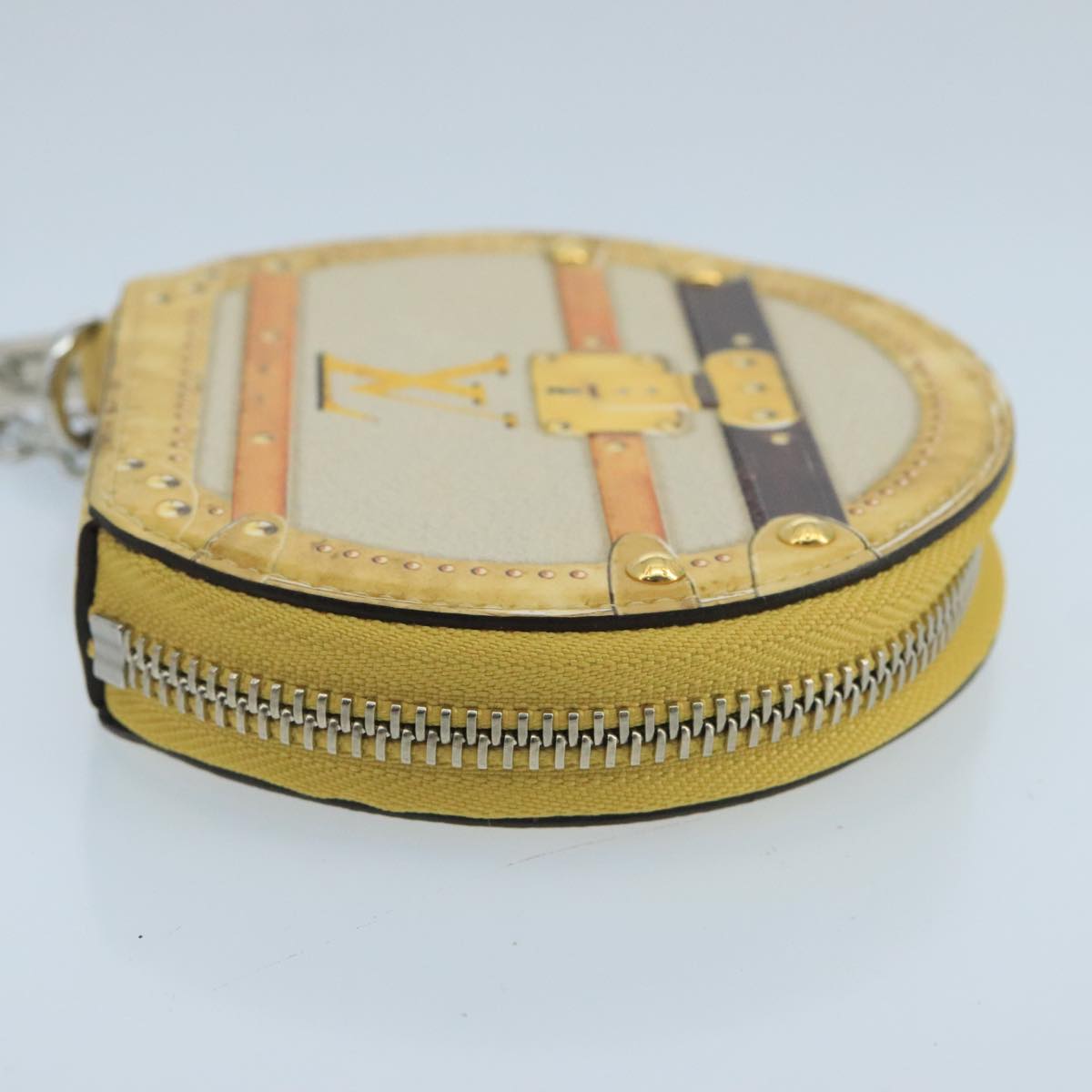 Louis Vuitton Micro Boite Chapeau Yellow Leather Wallet  (Pre-Owned)
