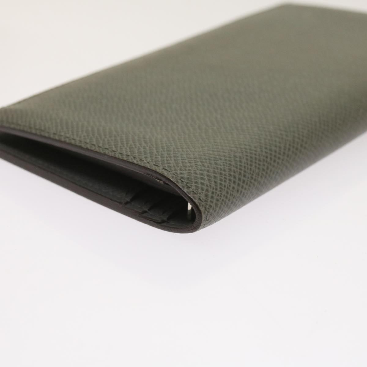 Louis Vuitton Portefeuille Brazza Grey Leather Wallet  (Pre-Owned)