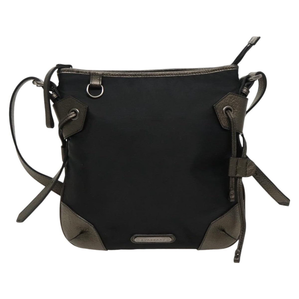 Burberry Black Synthetic Shoulder Bag (Pre-Owned)