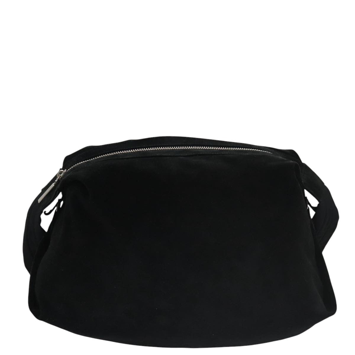 Chanel Black Suede Shoulder Bag (Pre-Owned)