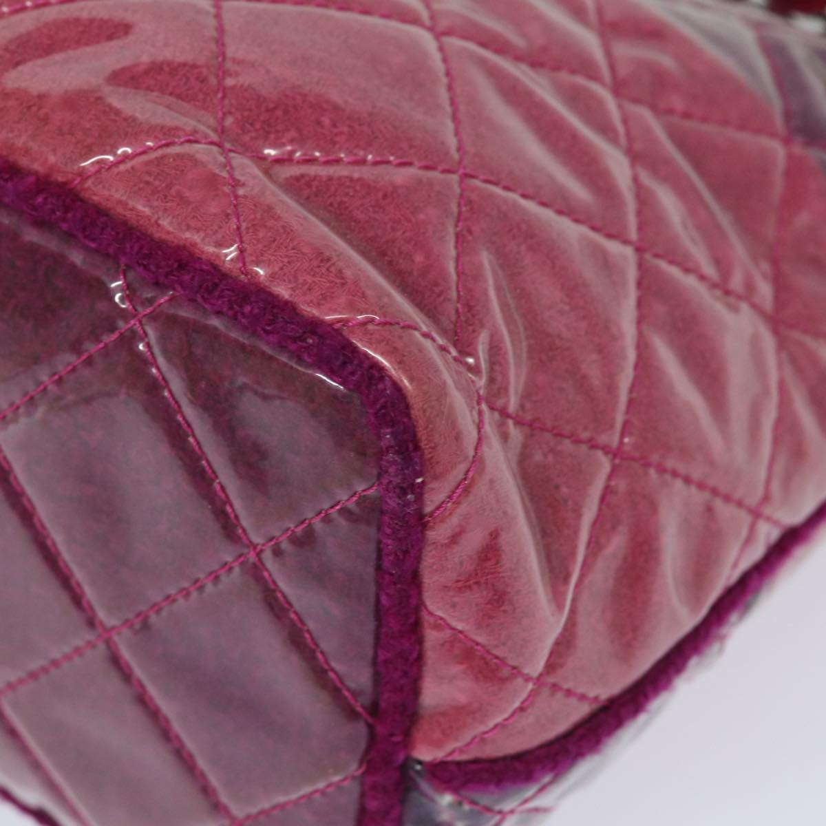Chanel Matelassé Pink Vinyl Tote Bag (Pre-Owned)