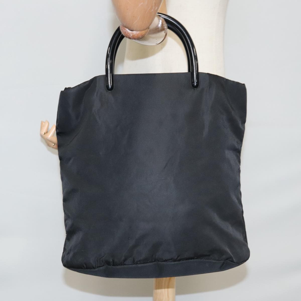Prada Black Synthetic Handbag (Pre-Owned)