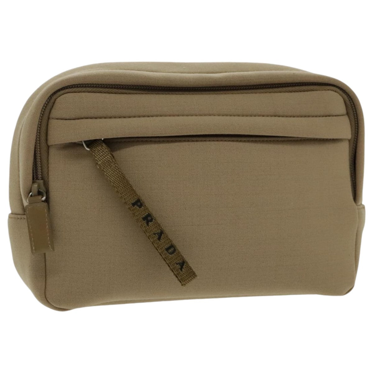 Prada Beige Synthetic Clutch Bag (Pre-Owned)