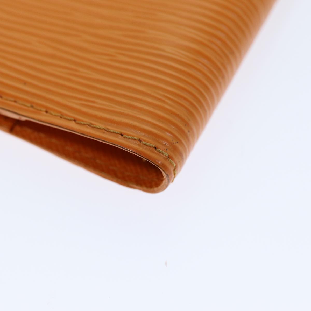 Louis Vuitton Agenda Cover Orange Leather Wallet  (Pre-Owned)