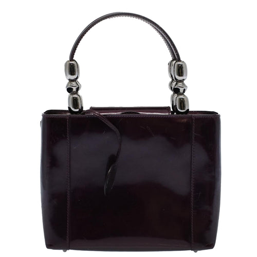 Dior Purple Patent Leather Handbag (Pre-Owned)