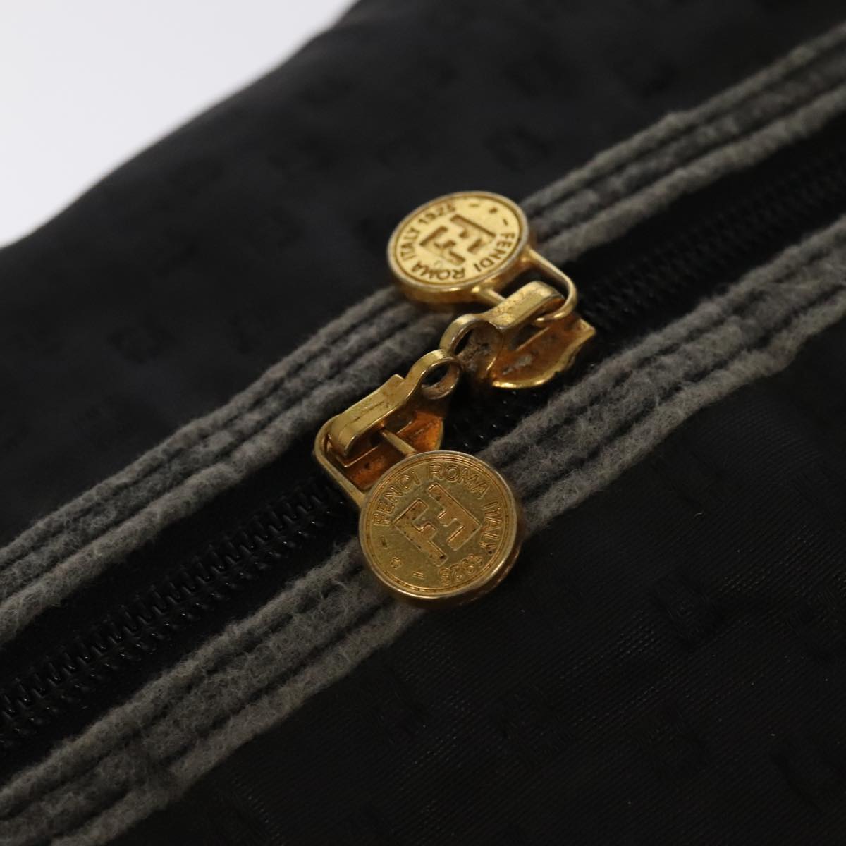 Fendi Black Canvas Travel Bag (Pre-Owned)