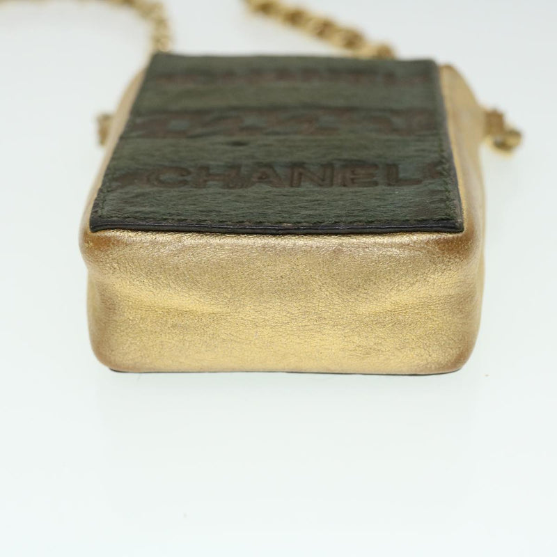 Chanel - Gold Leather Wallet  (Pre-Owned)