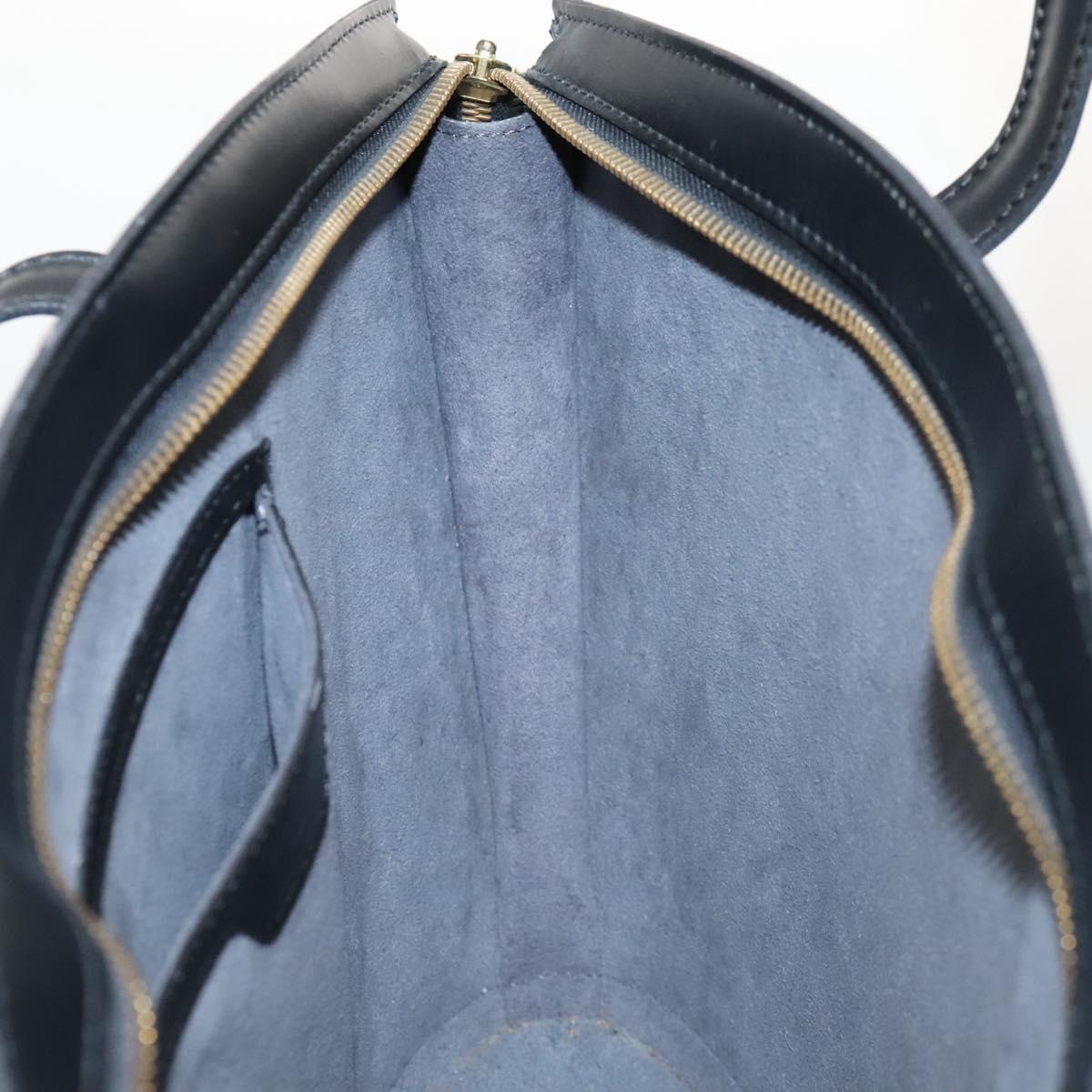 Louis Vuitton Saint Jacques Black Leather Tote Bag (Pre-Owned)