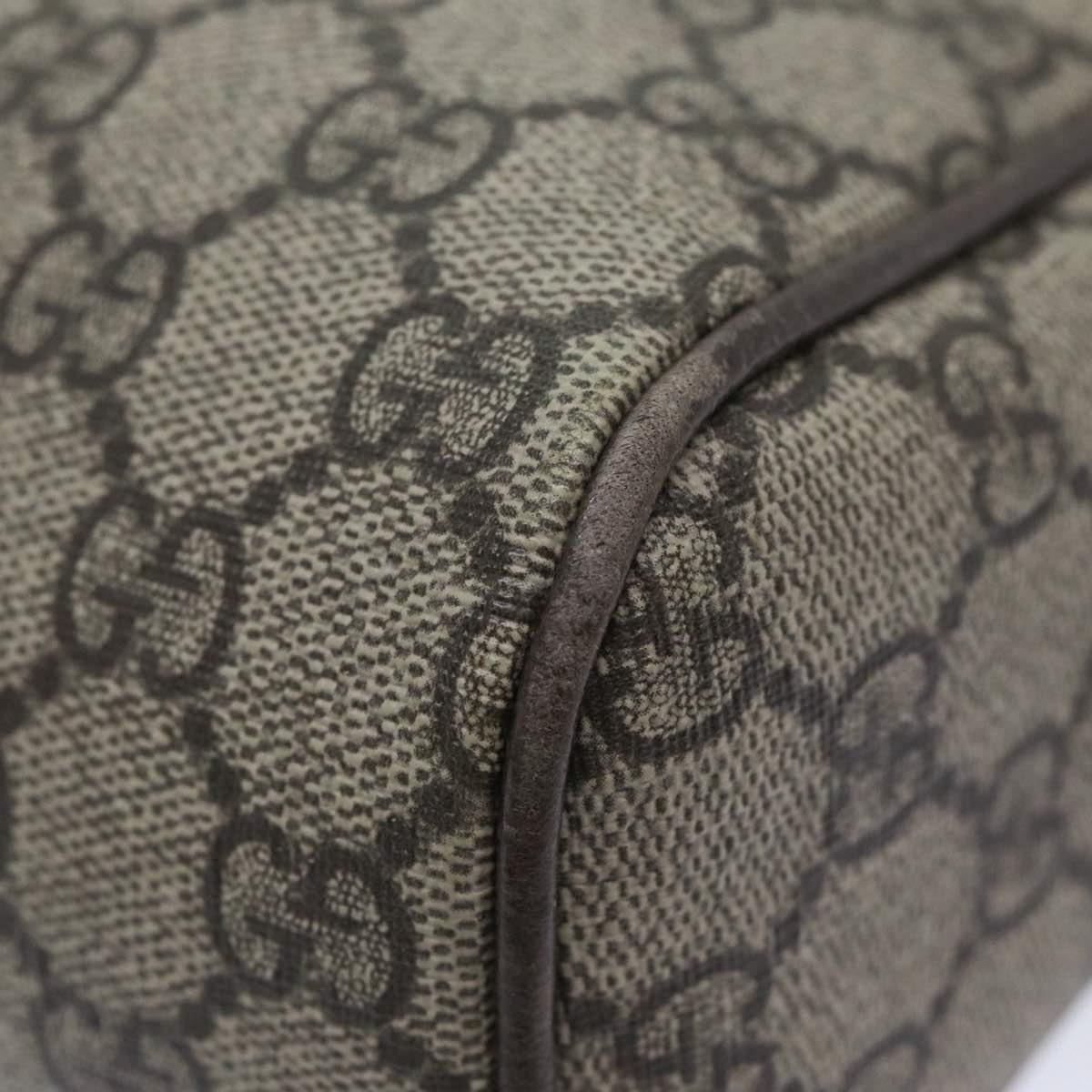 Gucci Ophidia Beige Canvas Shoulder Bag (Pre-Owned)