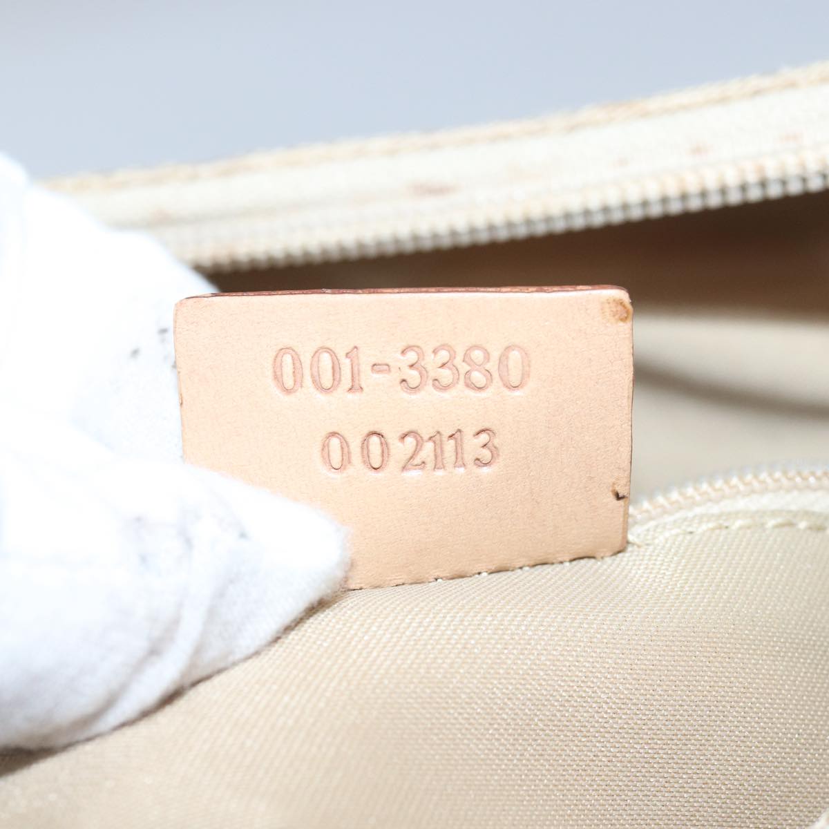 Gucci Gg Canvas Beige Canvas Tote Bag (Pre-Owned)