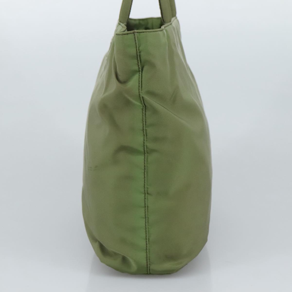 Prada Tessuto Khaki Synthetic Tote Bag (Pre-Owned)