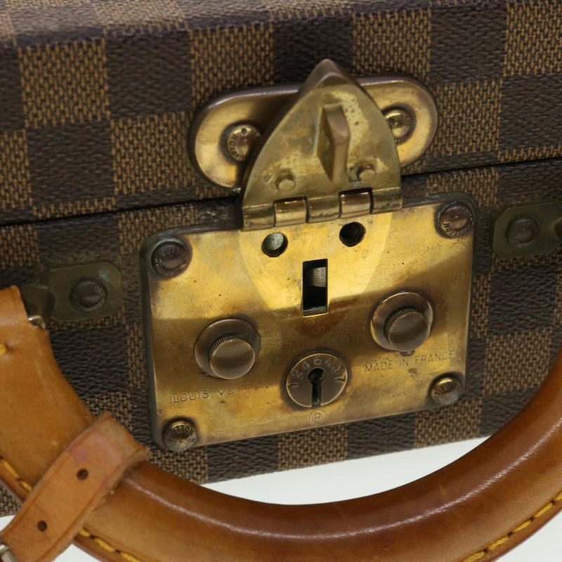 Louis Vuitton Alzer Brown Canvas Travel Bag (Pre-Owned)