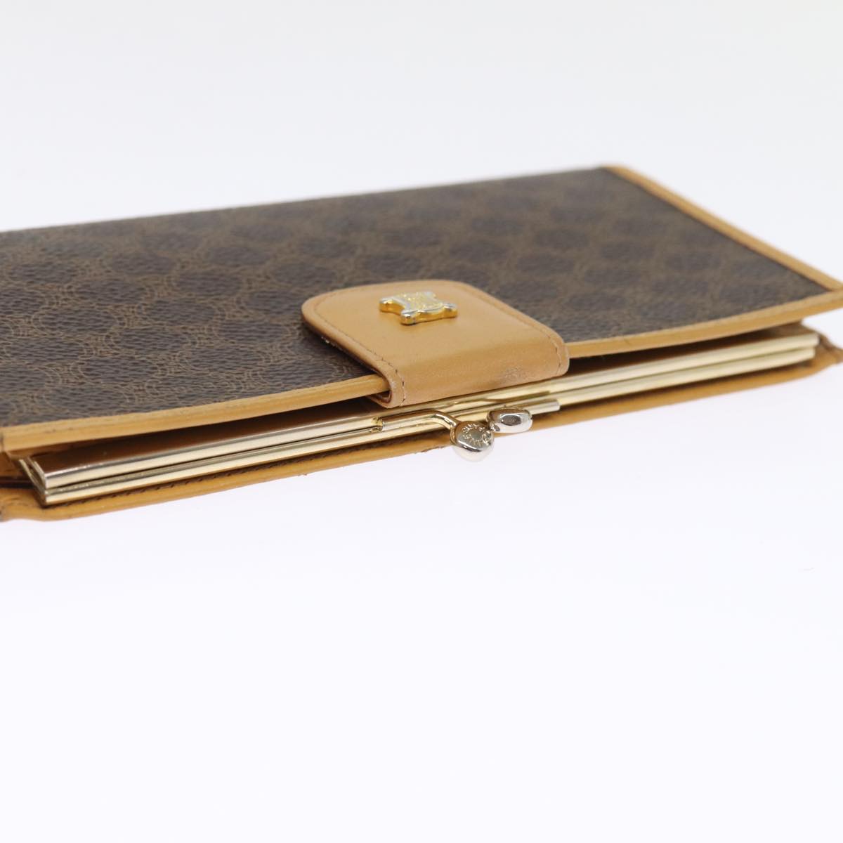 Céline Macadam Brown Canvas Wallet  (Pre-Owned)