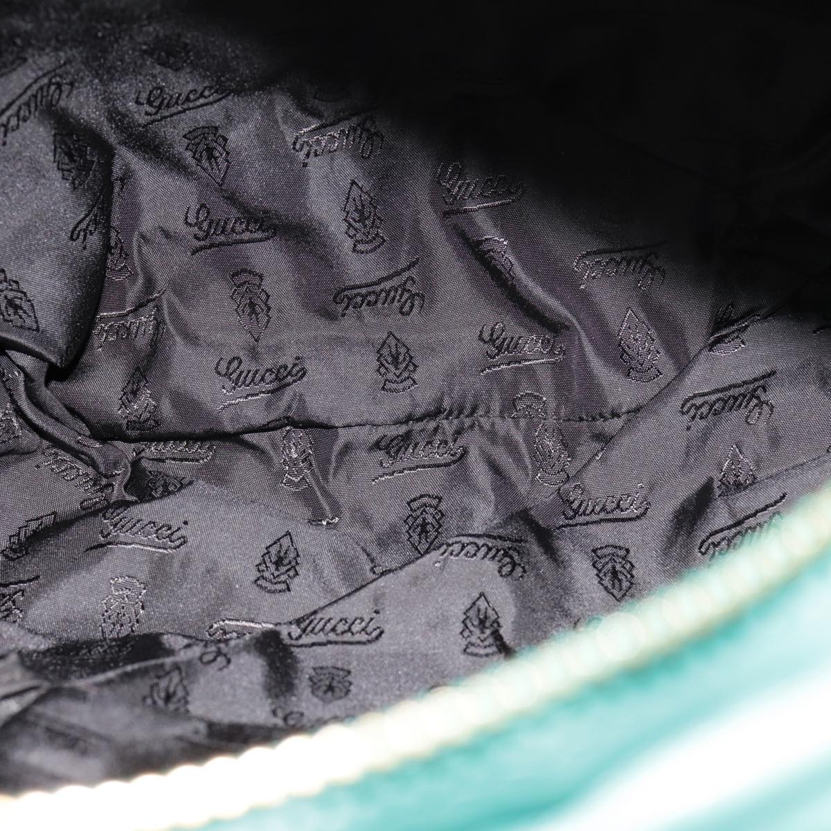 Gucci Green Leather Backpack Bag (Pre-Owned)