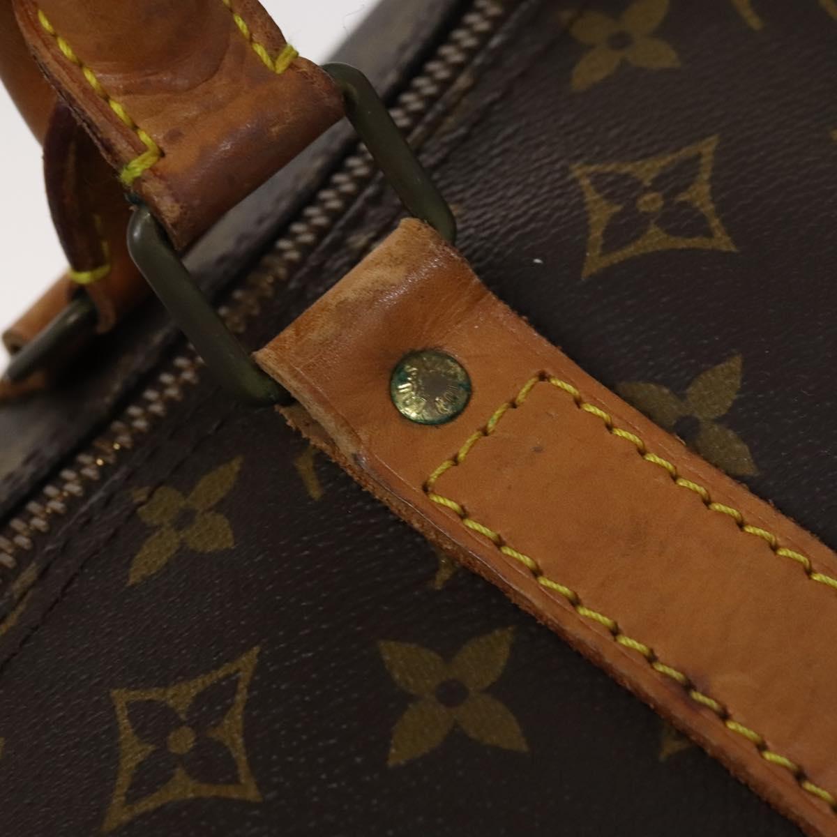 Louis Vuitton Keepall Bandoulière 60 Brown Canvas Travel Bag (Pre-Owned)