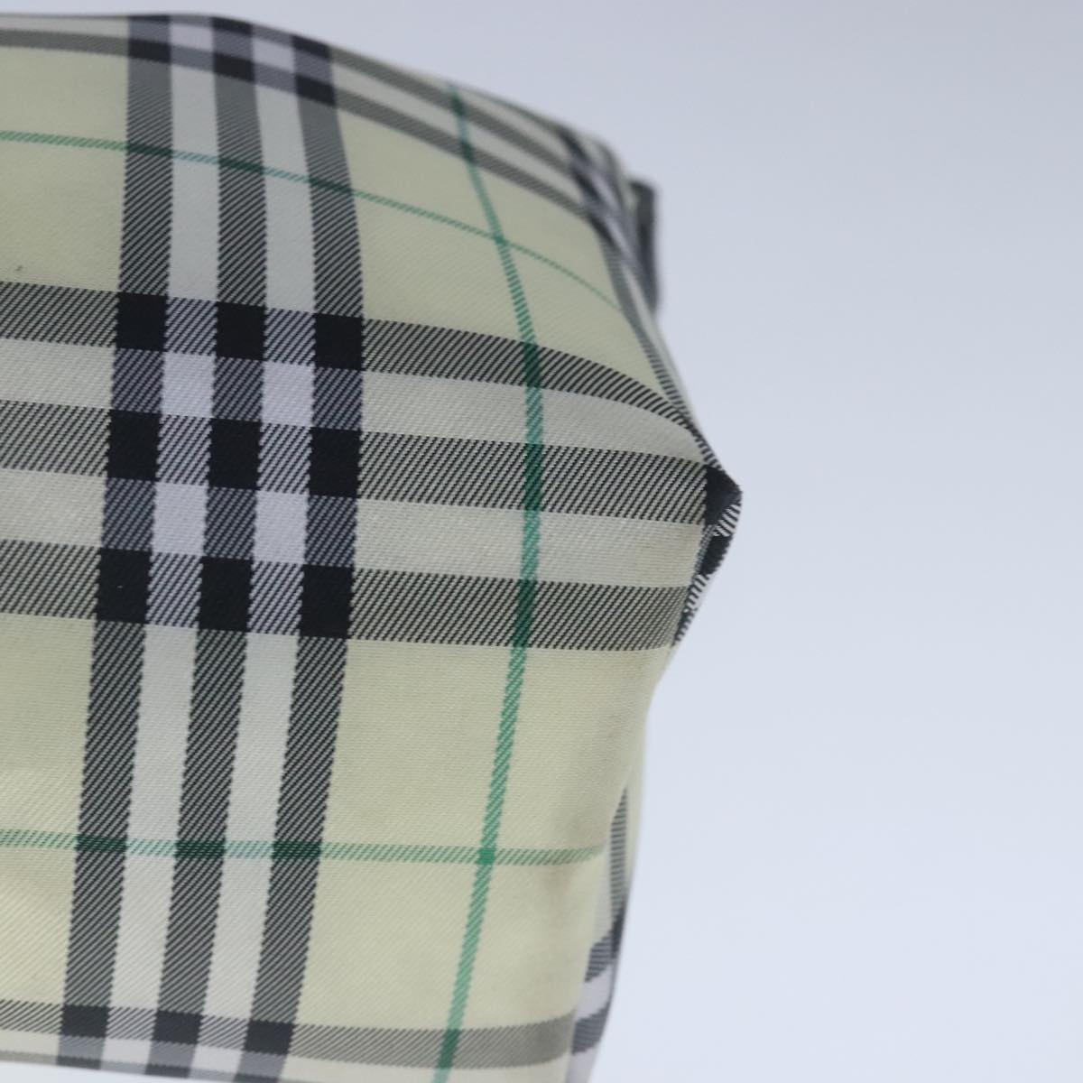 Burberry Nova Check Green Synthetic Clutch Bag (Pre-Owned)