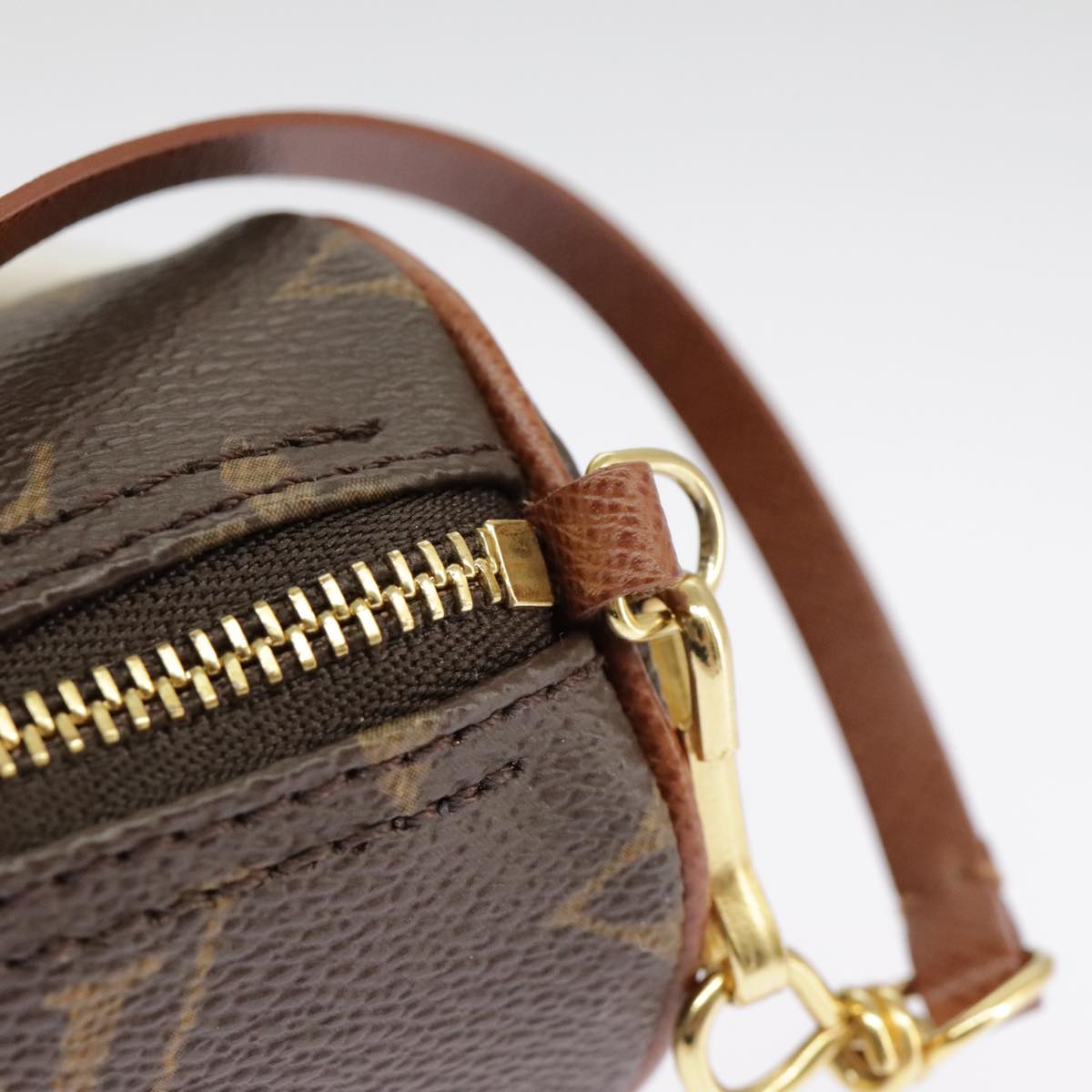 Louis Vuitton Papillon Brown Canvas Clutch Bag (Pre-Owned)