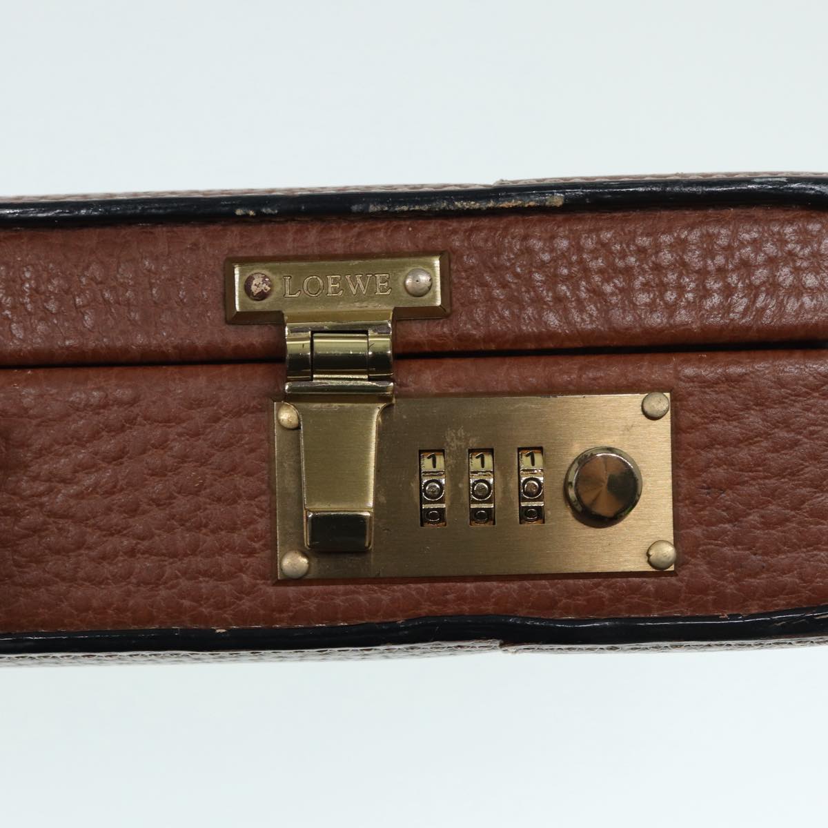 Loewe Brown Leather Travel Bag (Pre-Owned)