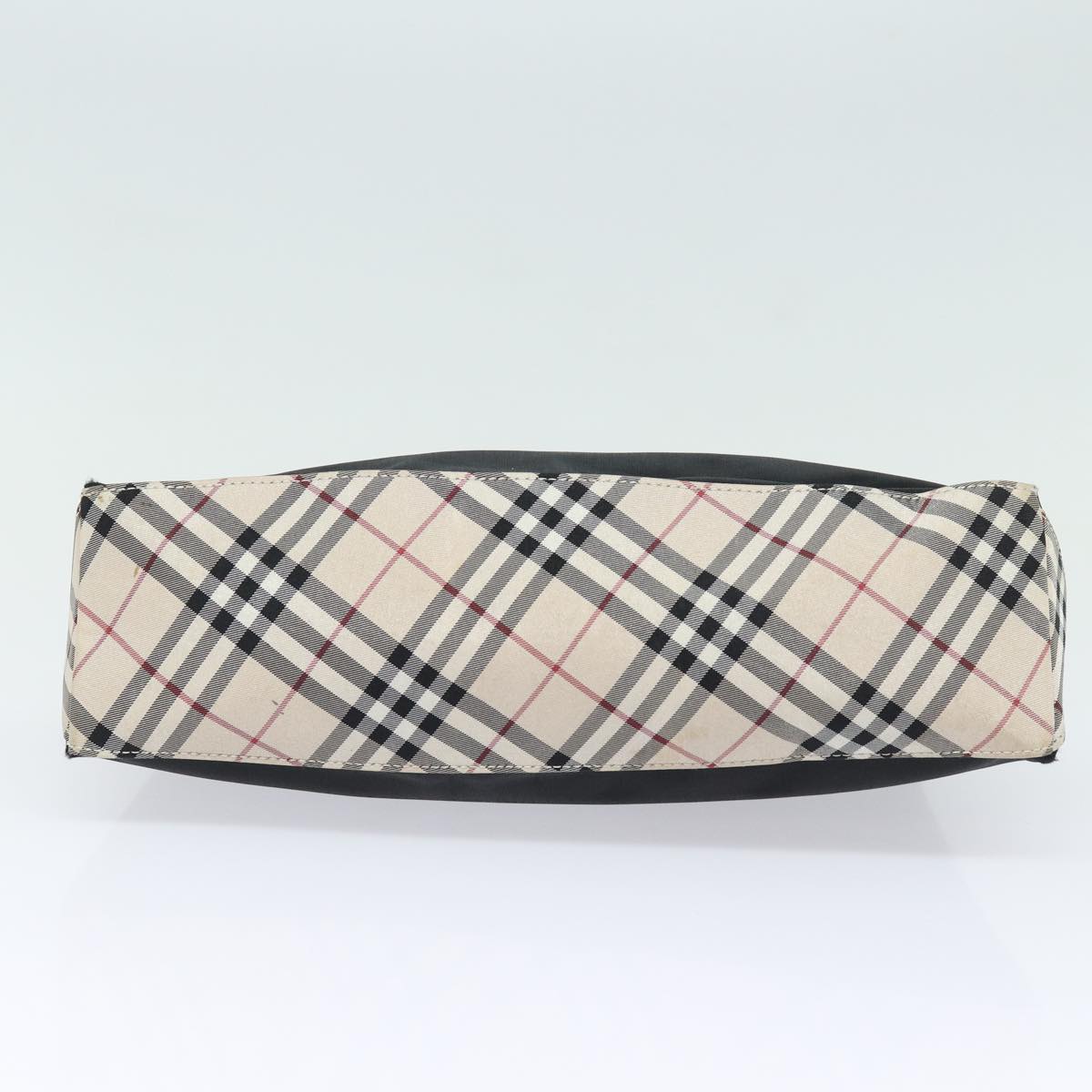 Burberry Nova Check Black Synthetic Handbag (Pre-Owned)
