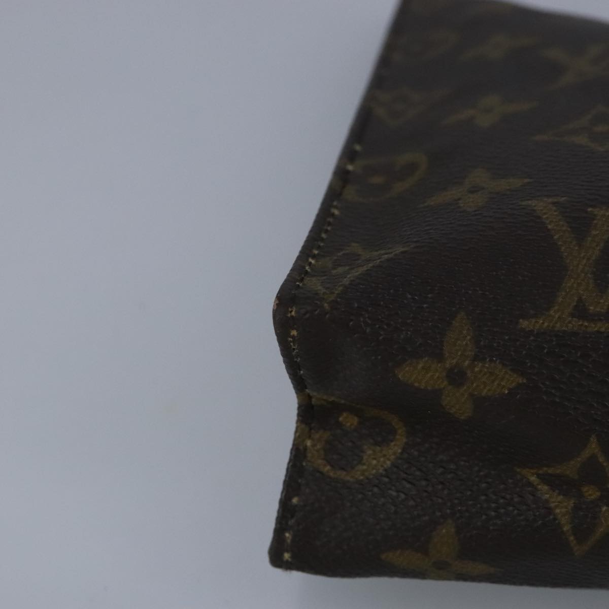 Louis Vuitton Poche Toilette Brown Canvas Wallet  (Pre-Owned)