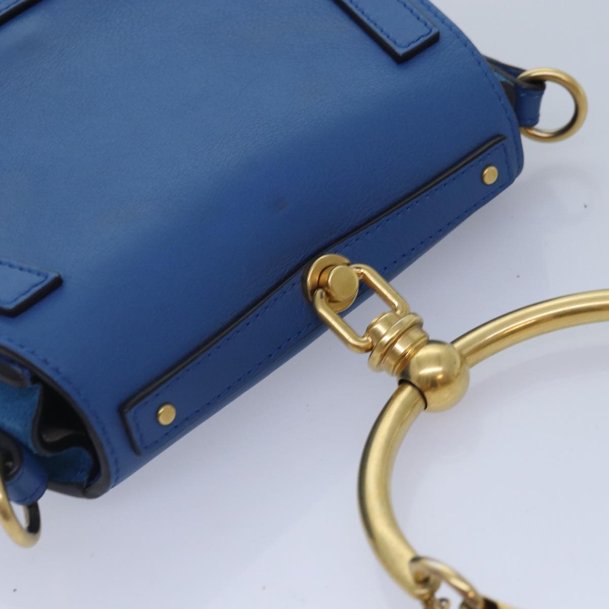 Chloé Nile Blue Leather Handbag (Pre-Owned)